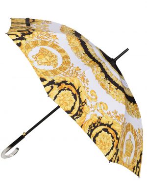 Mustriline vihmavari Versace valge