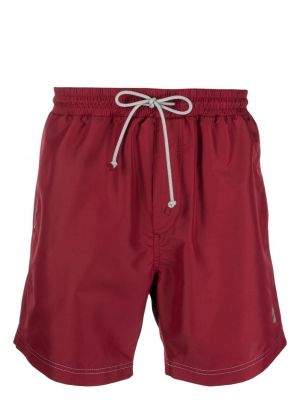 Kratke hlače s vezom Brunello Cucinelli crvena