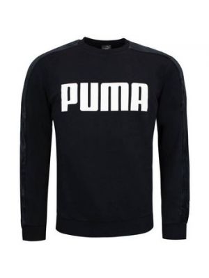 Bársony pulóver Puma fekete