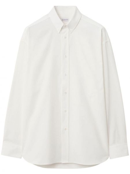 Košulja s vezom Burberry bijela