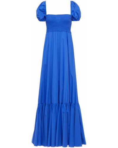 Modré maxi šaty bavlněné Caroline Constas