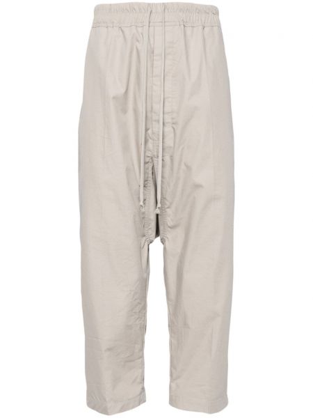 Памучни панталон Rick Owens бяло