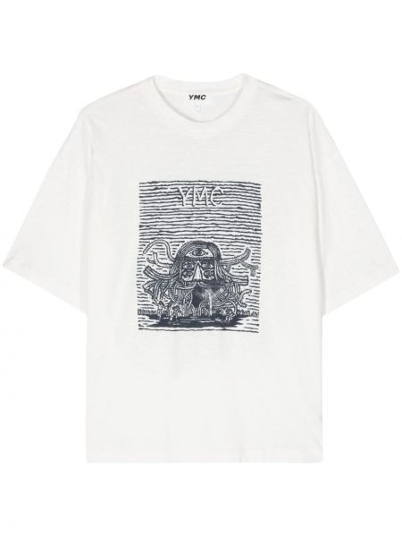 Памучна тениска с принт Ymc