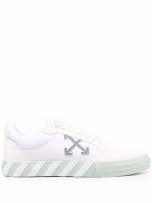 Blonder snøring sneakers Off-white hvit