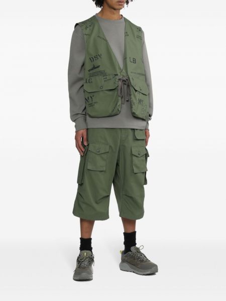 Cargo shorts aus baumwoll Engineered Garments grün