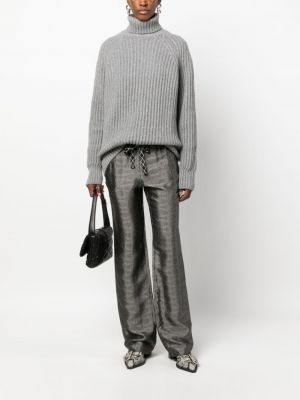 Pantalon large en jacquard Zadig&voltaire gris
