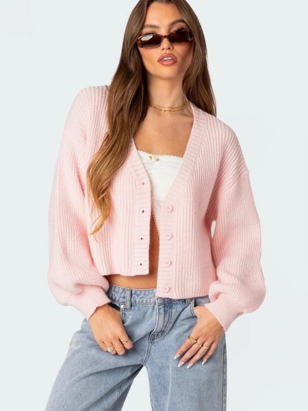 Džemperis ar pogām Madmext rozā