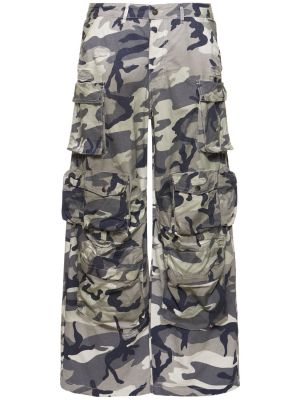 Pantaloni cargo camouflage Jaded London grigio
