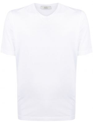 Camiseta de cuello redondo Mauro Ottaviani blanco