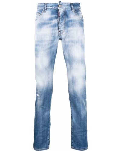 Skinny fit-jeans Dsquared2 blå