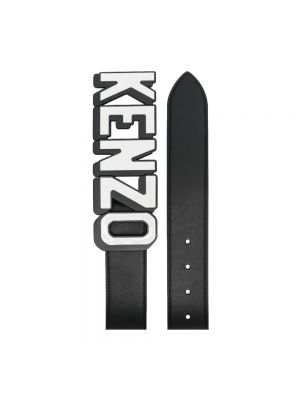 Cinturón de cuero Kenzo negro