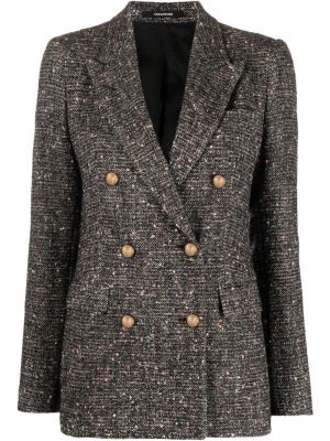 Lang blazer Tagliatore svart