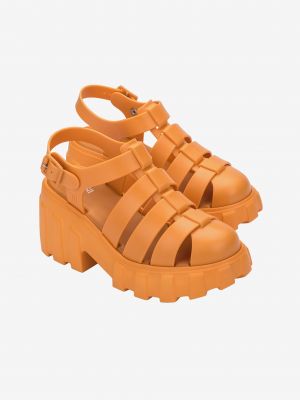 Sandále Melissa oranžová