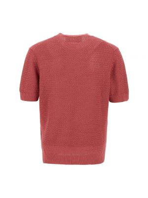 Jersey de algodón de tela jersey Filippo De Laurentiis rojo