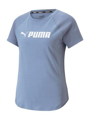PUMA Funkčné tričko  dymovo modrá / biela