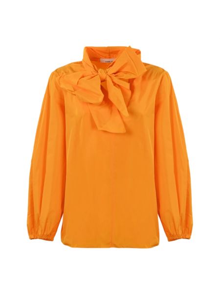 Bluse mit schleife Liviana Conti orange