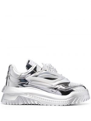 Sneakerși Versace argintiu