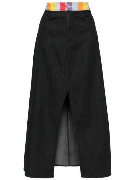 Spódnica jeansowa Olivia Rubin czarna