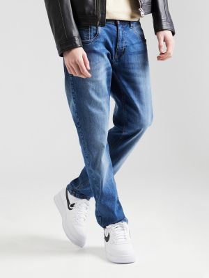 Džínsy s rovným strihom Indicode Jeans modrá