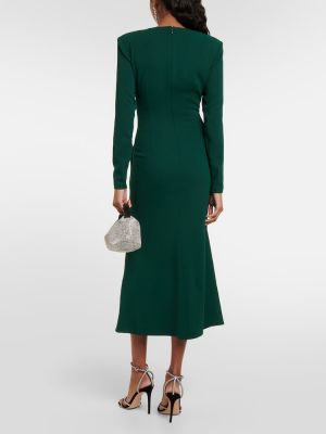 Midi haljina Roland Mouret zelena