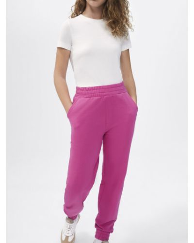 Sprandi Pantaloni trening SP22-SPD102 Roz Relaxed Fit