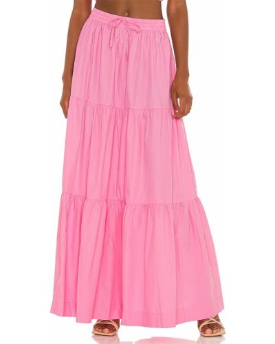 Růžové maxi sukně Swf
