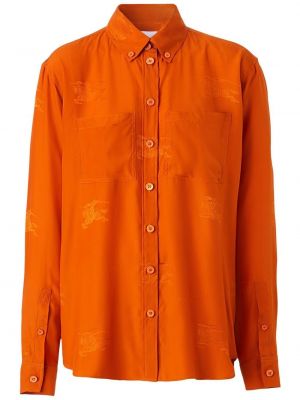 Košile Burberry oranžová