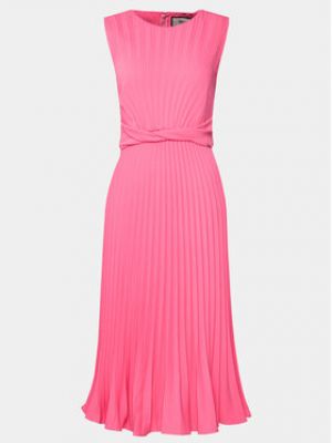 Slim fit koktejlové šaty Nissa růžové