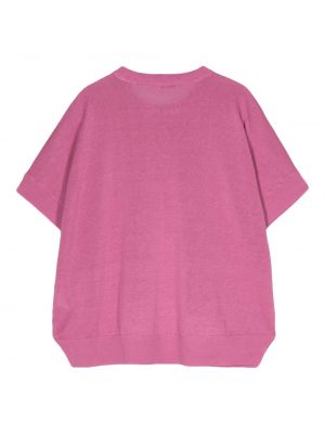 T-shirt à imprimé Peserico rose