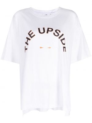 T-shirt con stampa The Upside bianco