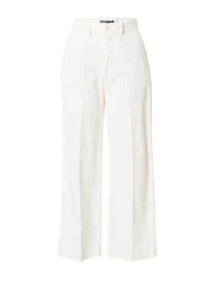 Polo Ralph Lauren Pantaloni cu dungă  alb