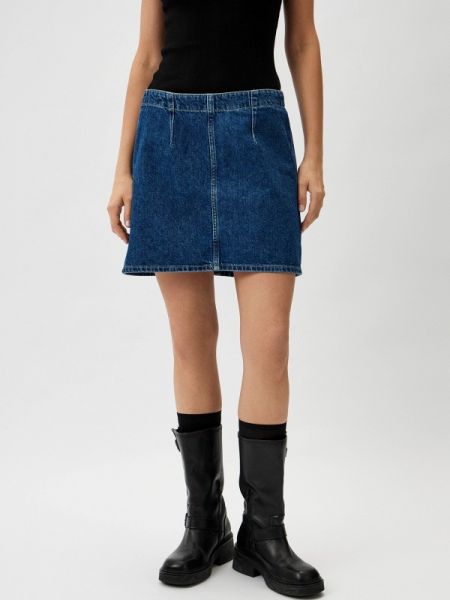 Джинсовая юбка Calvin Klein Jeans синяя