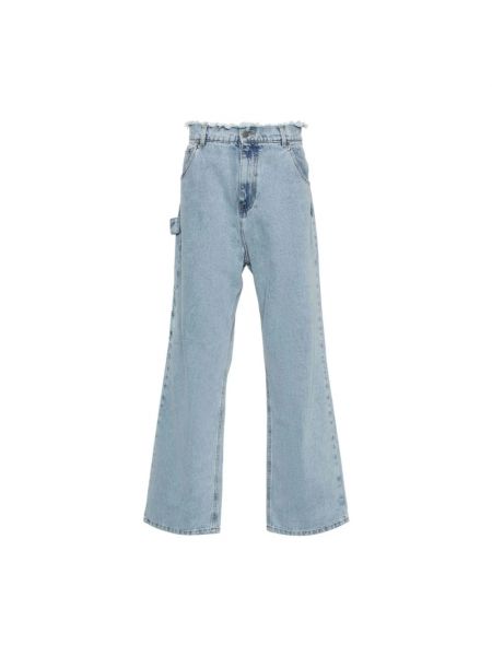 Niebieskie proste jeansy 3.paradis