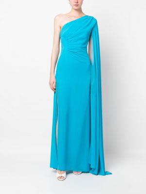 Drapované večerní šaty Blanca Vita modré