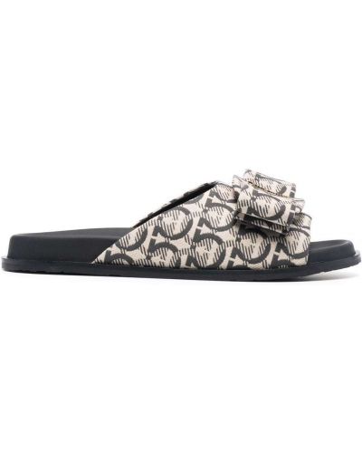 Sandalias con estampado Salvatore Ferragamo