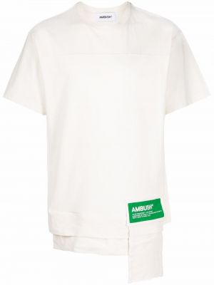 T-krekls ar kabatām Ambush balts