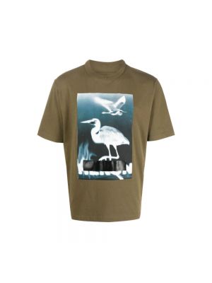 Koszulka bawełniana Heron Preston zielona