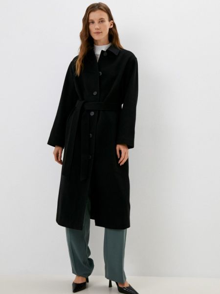 Демисезонное пальто Sabrina Scala черное
