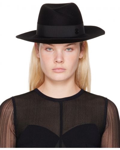 Фетровые шляпа Maison Michel, черные