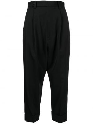 Woll hose Yohji Yamamoto schwarz