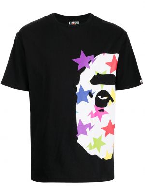 Camiseta de estrellas A Bathing Ape® negro