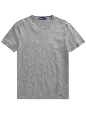 Памучна тениска бродирана Ralph Lauren Purple Label