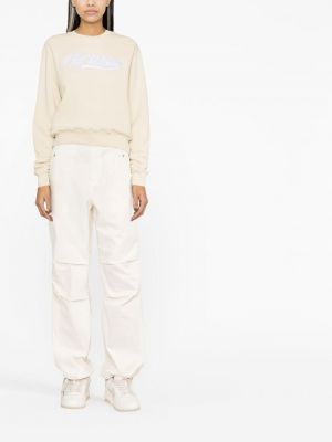 Medvilninis siuvinėtas džemperis Off-white