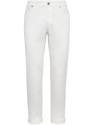 Jeans Brunello Cucinelli hvid