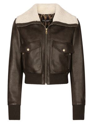 Демисезонная куртка Dolce&gabbana коричневая