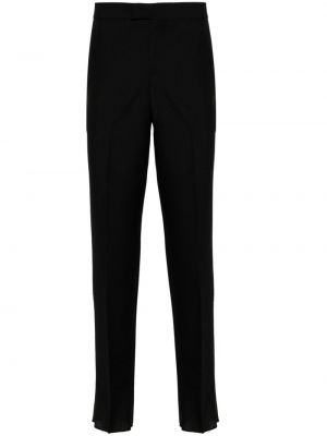Vlněné kalhoty Lardini černé