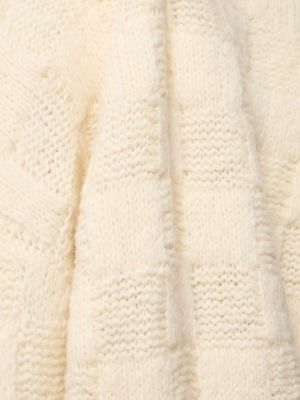 Vlněný svetr Anine Bing bílý