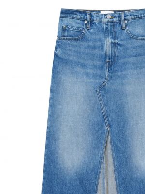 Spódnica jeansowa Frame niebieska