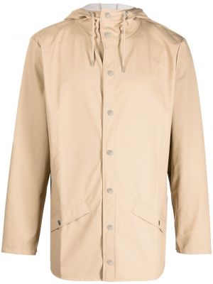 Wasserdichte jacke mit kapuze Rains beige