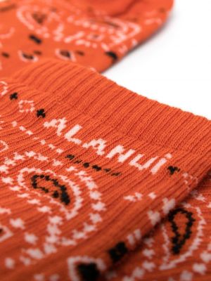 Socken mit print Alanui orange